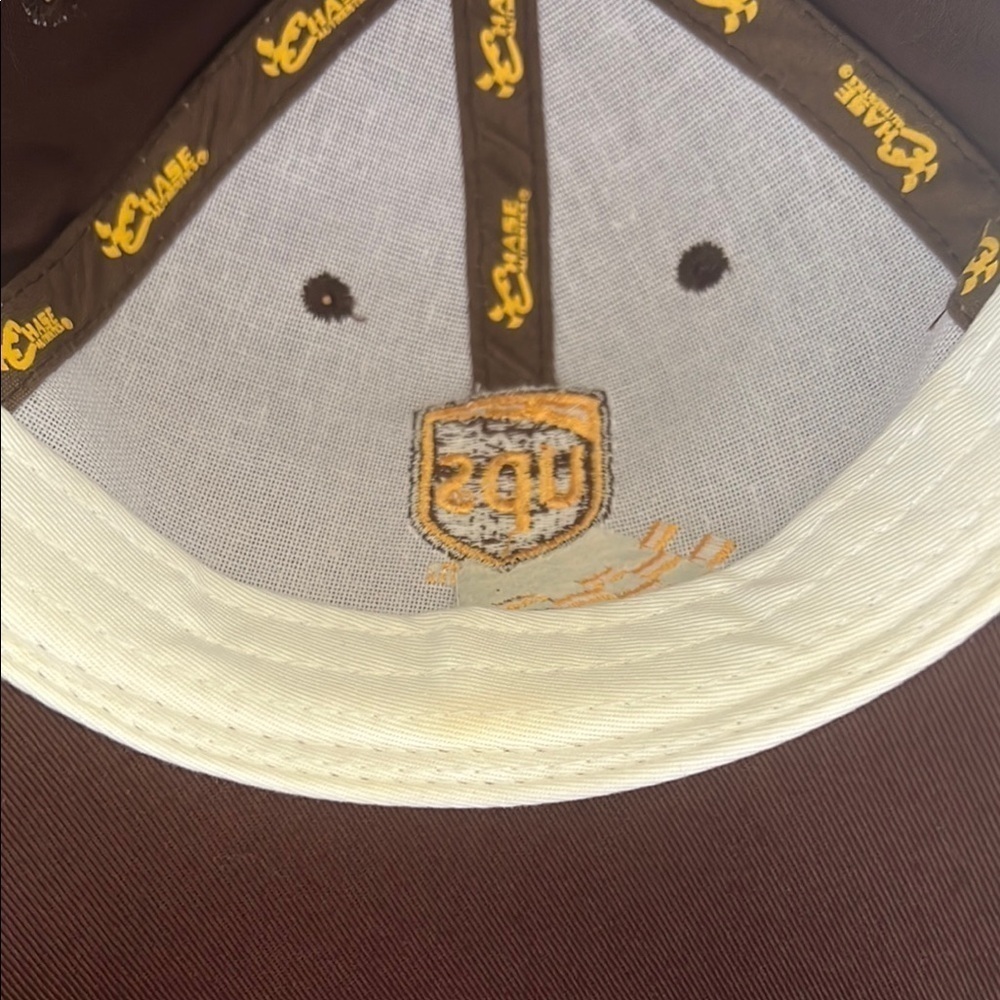 EUC Chase Authentics NASCAR Dale Jarrett UPS Racing Brown # 88 Adjustable Hat - Picture 7 of 11